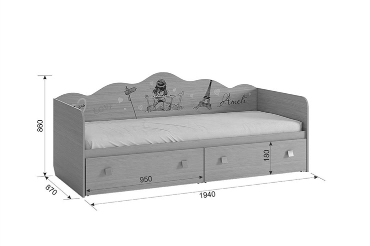 Детская кровать-софа Амели в Петрозаводске - изображение 2