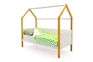 Кровать-домик в детскую «Svogen белая-дерево» мягкая в Петрозаводске