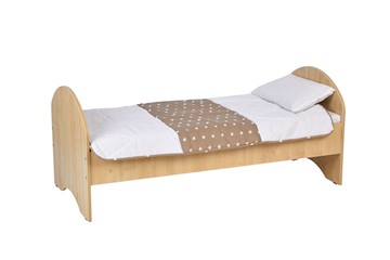 Детская кровать для девочки Фея 140х60 см, натуральный в Петрозаводске