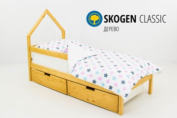 Кровать-домик детская мини Skogen дерево в Петрозаводске