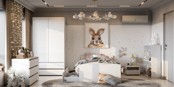 Детская спальня Токио, белый текстурный в Петрозаводске