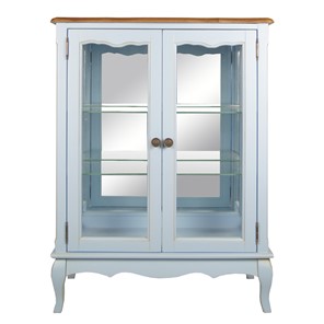 Шкаф 2-дверный Leontina для посуды (ST9318B) Голубой в Петрозаводске