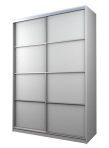 Шкаф 2-х створчатый MAX МШ-25-6-18-11, Профиль Серебро/Цвет Белый в Петрозаводске