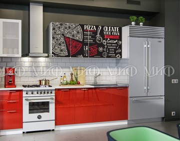 Кухонный гарнитур фотопечать Пицца 2,0 в Петрозаводске