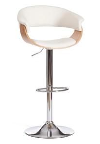 Барный стул VIMTA (mod.4021S) белый/натуральный/хром арт.13660 в Петрозаводске