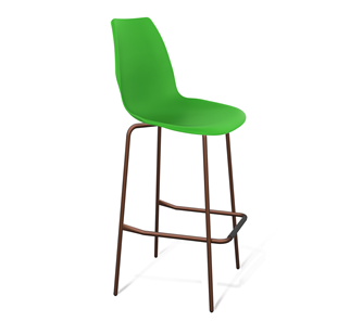 Барный стул SHT-ST29/S29 (зеленый ral 6018/медный металлик) в Петрозаводске