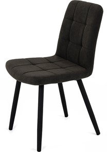 Обеденный стул Кубика Абсент NEW, ноги черные круглые XL (R32)/велюр T190 Горький шоколад в Петрозаводске