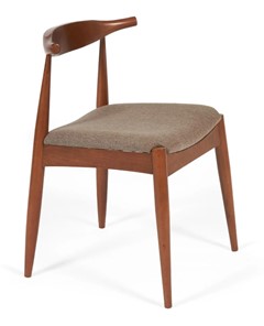Кухонный стул BULL бук/ткань 54,5x54x75 Коричневый (2 шт) арт.13983 в Петрозаводске