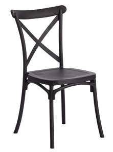 Обеденный стул CROSS (mod. PL24) 48х58х89 Black (черный) 05 арт.19693 в Петрозаводске