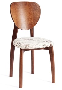 Кухонный стул Diamante, мягкое сидение бук, 42х42х85, коричневый/ткань Крекс Айвори арт.20081 в Петрозаводске