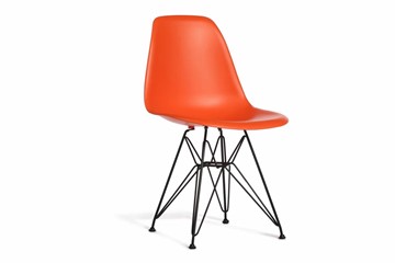 Обеденный стул derstuhl DSL 110 Black (оранжевый) в Петрозаводске