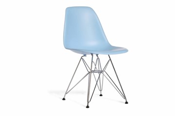 Обеденный стул derstuhl DSL 110 Chrom (голубой) в Петрозаводске