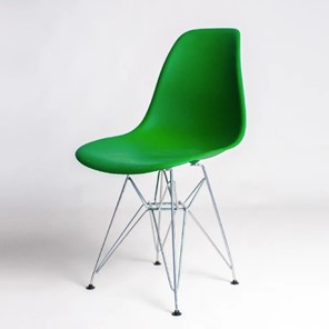 Обеденный стул derstuhl DSL 110 Chrom (зеленый) в Петрозаводске