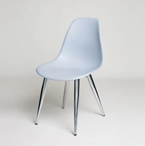 Обеденный стул derstuhl DSL 110 Milan Chrom (светло-серый) в Петрозаводске