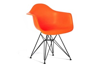 Кухонный стул derstuhl DSL 330 Black (оранжевый) в Петрозаводске