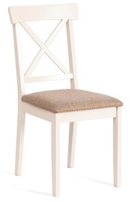 Обеденный стул Гольфи 2, дерево гевея 45х51х94 Ivory white/ткань кор.-зол 1505-9 (2 шт) арт.14117 в Петрозаводске