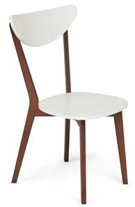 Кухонный стул MAXI (Макси), бук/МДФ 86x48,5x54,5 Белый/Коричневый (2 шт) арт.10464 в Петрозаводске