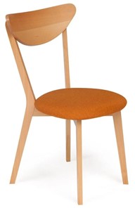 Кухонный стул MAXI (Макси), бук/ткань 86x48,5x54,5 Оранжевый/натуральный бук арт.19592 в Петрозаводске