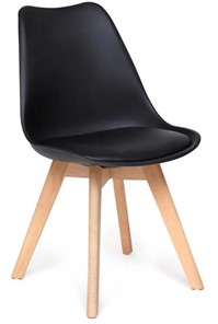 Обеденный стул TULIP (mod. 73) 48,5х52,5х83 черный арт.14210 в Петрозаводске