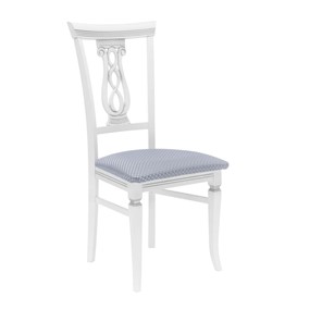 Обеденный стул Leset Юта (Белый 9003 + патина серебро) в Петрозаводске