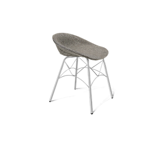 Обеденный стул SHT-ST19-SF1 / SHT-S107 (коричневый сахар/хром лак) в Петрозаводске