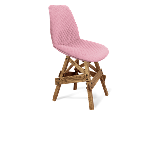 Обеденный стул SHT-ST29-С22 / SHT-S71 (розовый зефир/дуб брашированный коричневый) в Петрозаводске