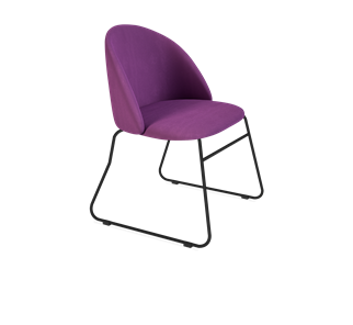 Обеденный стул SHT-ST35 / SHT-S167 (ягодное варенье/черный муар) в Петрозаводске