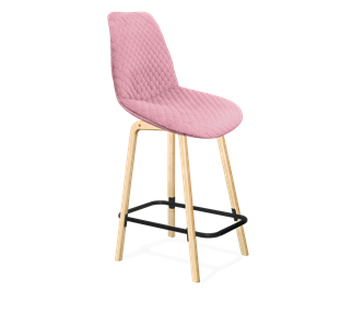 Полубарный стул SHT-ST29-С22 / SHT-S94-1 (розовый зефир/прозрачный лак/черный муар) в Петрозаводске