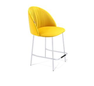 Полубарный стул SHT-ST35-1 / SHT-S29P-1 (имперский жёлтый/хром лак) в Петрозаводске