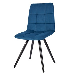 Обеденный стул POLINI Home Berlin SM, синий-черный в Петрозаводске