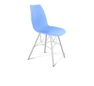 Обеденный стул SHT-ST29/S100 (голубой pan 278/хром лак) в Петрозаводске