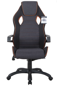 Кресло офисное Brabix Techno Pro GM-003 (ткань, черное/серое, вставки оранжевые) в Петрозаводске