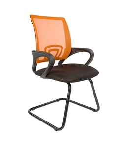 Кресло компьютерное CHAIRMAN 696V, цвет оранжевый в Петрозаводске