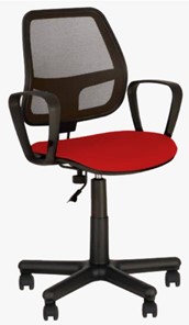 Кресло офисное ALFA GTP (PM60) CAGLIARI черный, красный в Петрозаводске