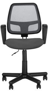 Компьютерное кресло ALFA GTP (PM60) ткань CAGLIARI /сетка черный в Петрозаводске