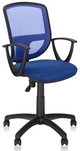 Кресло офисное BETTA GTP (PL62) ткань CAGLIARI C-6 /сетка синий в Петрозаводске