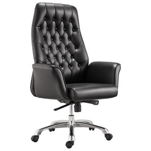 Офисное кресло BRABIX PREMIUM "Legacy EX-750", синхромеханизм, алюминий, экокожа, черное, 532492 в Петрозаводске
