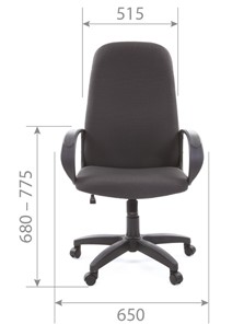 Кресло CHAIRMAN 279 JP15-1 черно-серый в Петрозаводске - предосмотр 4