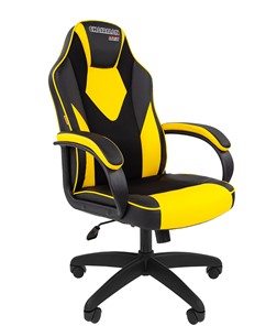 Компьютерное кресло CHAIRMAN GAME 17, цвет черный /желтый в Петрозаводске