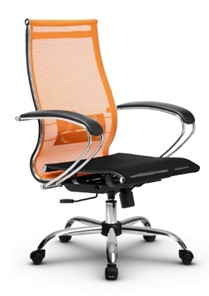Кресло офисное МЕТТА B 2m 9/K131, Основание 17833 оранжевый/черный в Петрозаводске