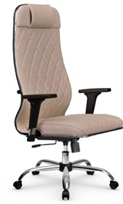 Офисное кресло Мetta L 1m 40M/2D Infinity Easy Clean (MPES) топган, нижняя часть 17833 темно-бежевый в Петрозаводске