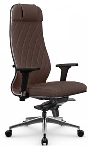 Офисное кресло Мetta L 1m 40M/2D Infinity Easy Clean (MPES) топган, нижняя часть 17852 темно-коричневый в Петрозаводске
