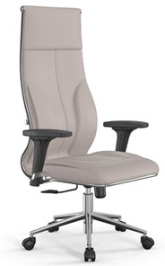 Кресло офисное Мetta L 1m 46/2D Infinity Easy Clean (MPES) топган, нижняя часть 17852 светло-бежевый в Петрозаводске
