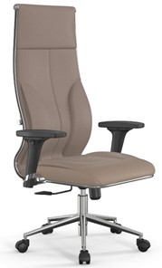 Кресло офисное Мetta L 1m 46/2D Infinity Easy Clean (MPES) топган, нижняя часть 17852 темно-бежевый в Петрозаводске
