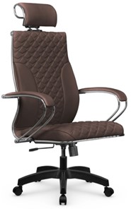 Офисное кресло Metta L 2c 44C/K116 Infinity Easy Clean топган, нижняя часть 17831 темно-коричневый в Петрозаводске