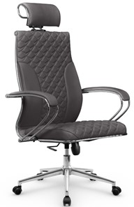 Офисное кресло Metta L 2c 44C/K116 Infinity Easy Clean топган OMS, нижняя часть 17853 серый в Петрозаводске
