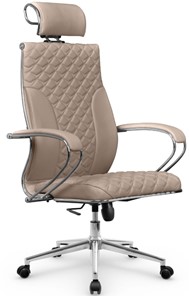 Офисное кресло Metta L 2c 44C/K116 Infinity Easy Clean топган OMS, нижняя часть 17853 темно-бежевый в Петрозаводске