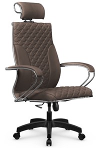 Офисное кресло Metta L 2c 44C/K116 Infinity Easy Clean топган OMS, нижняя часть 17859 светло-коричневый в Петрозаводске