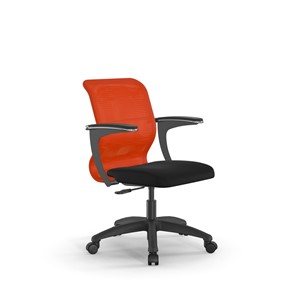 Офисное кресло SU-M-4/подл.160/осн.005 оранжевый/черный в Петрозаводске