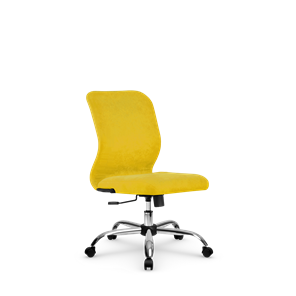 Кресло компьютерное SU-Mr-4/подл.000/осн.003 желтый в Петрозаводске